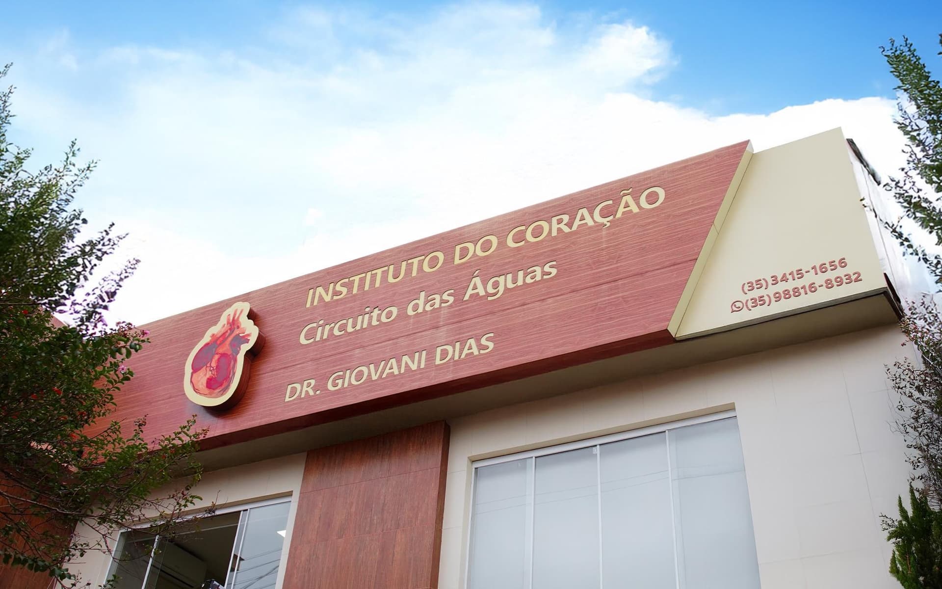 Fachada do Instituto do Coração Circuito das Águas